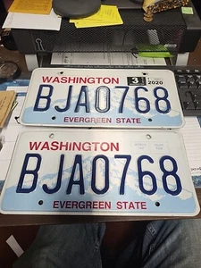 WASHINGTON NUMMERNSCHILDER BJAO768 - Bild 1 von 2