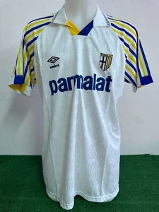 MAGLIA PARMA MATCH WORN INDOSSATA SHIRT JERSEY VINTAGE CAMISETA COA BOLAFFI - Picture 1 of 5