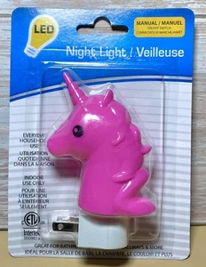 Pink Unicorn LED Night Light Plug In - Picture 1 of 2