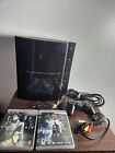 Sony PlayStation 3 80GB Backwards Compatible Black Console CECHE01 - Tested
