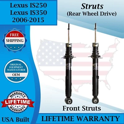 Puntales delanteros Monroe OEM para Lexus IS250/IS350 2006-2015 2x2 garantía de por vida Foto 1 de 4