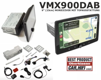ESX VMX900DAB Autoradio 1-DIN Media Moniceiver (9“) TFT Apple Car Play, Android - Bild 1 von 4