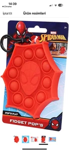 Marvel Fidget Popup Spider-Man Schlüsselanhänger - Picture 1 of 4