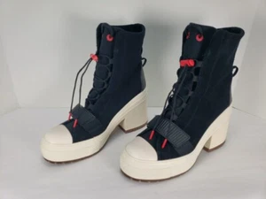 CONVERSE CHUCK TAYLOR GR 82 XX ALL STAR BLACK SUEDE ANKLE BOOTS WOMEN'S 8.5 - Picture 1 of 18