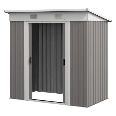 5x3 ft Metal Garden Utility Tool Shed Outdoor Storage for Backyard Patio Lawn - Image 1 of 4