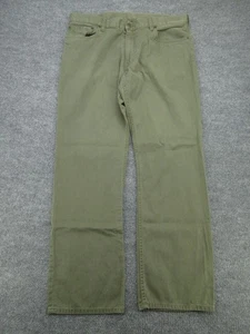 Polo Ralph Lauren Chino Pants Mens 38x32 Olive Green 5-Pocket Twill Straight Leg - Picture 1 of 14
