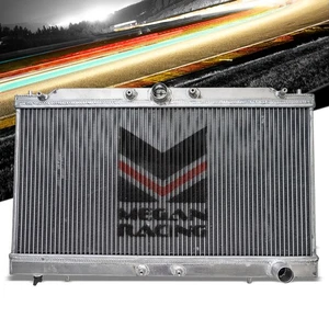 Megan Racing Bolt-On 2-Row Aluminum Radiator For 95-99 Eclipse 2.0T MT - Picture 1 of 3