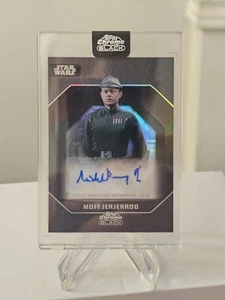 2024 Topps Chrome Black Star Wars Moff Jerjerrod Auto By Michael Pennington Seal - Picture 1 of 3