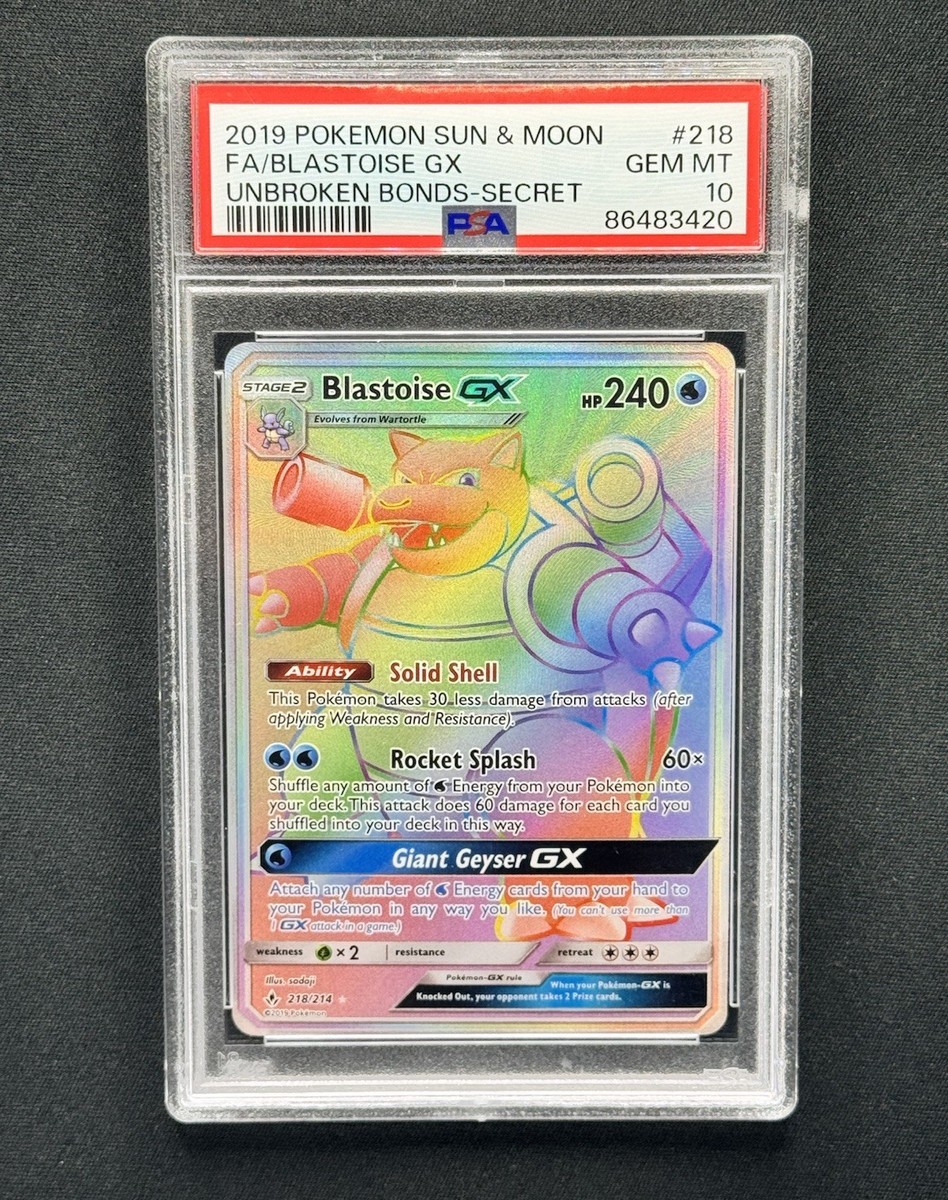 Pokémon TCG Professional Sports Authenticator (PSA) Sun