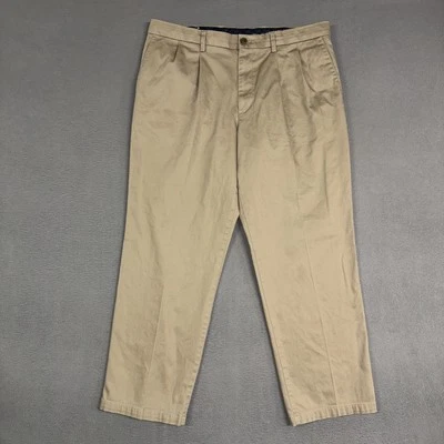 Pantalones Dockers Signature Caqui Para Hombre 38x30 Marrón Calce Clásico Flex Cómodo Algodón Foto 1 de 4