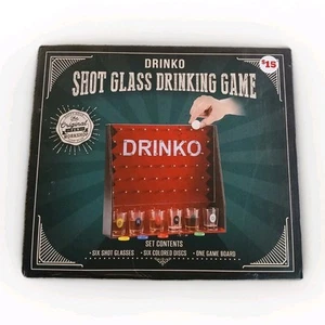 Drinko Shot Glass Drinking Game - New - Up To 6 Players Adult Party Game 21+ - Picture 1 of 8