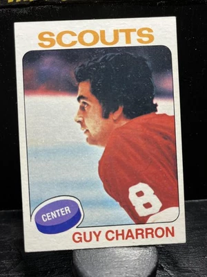 Guy Charron #32 1975-76 Topps Kansas City Scouts - Image 1 of 2
