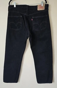 Levi’s 501-0660 Men’s Jeans W36 L30 Black Button Fly 90s Vintage Y2K - Picture 1 of 8