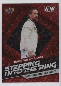 2024 Upper Deck AEW All Elite Wrestling Stepping Into the Ring Rojo/49 Jay White - Imagen 1 de 3
