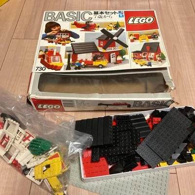 LEGO Basic Set 730 Vintage 1980s Classic Building Blocks Minifigures - Image 1 of 4