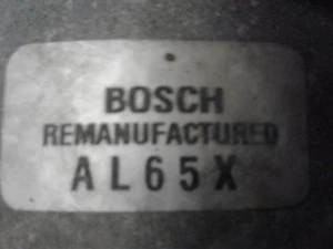 Alternator 201 Type Fits 85-89 91-93 MERCEDES 190 572327 - Picture 1 of 4