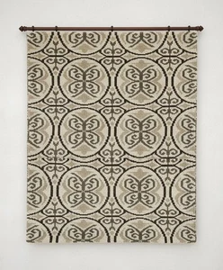 Tariff Free! Hand Knotted Contemporary 4x6 Rug Light Grey Wool Carpet for Home - Picture 1 of 16
