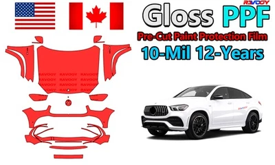Película de protección de pintura PPF precortada para Mercedes-Benz GLE 63S AMG cupé 2021-2023 Foto 1 de 4