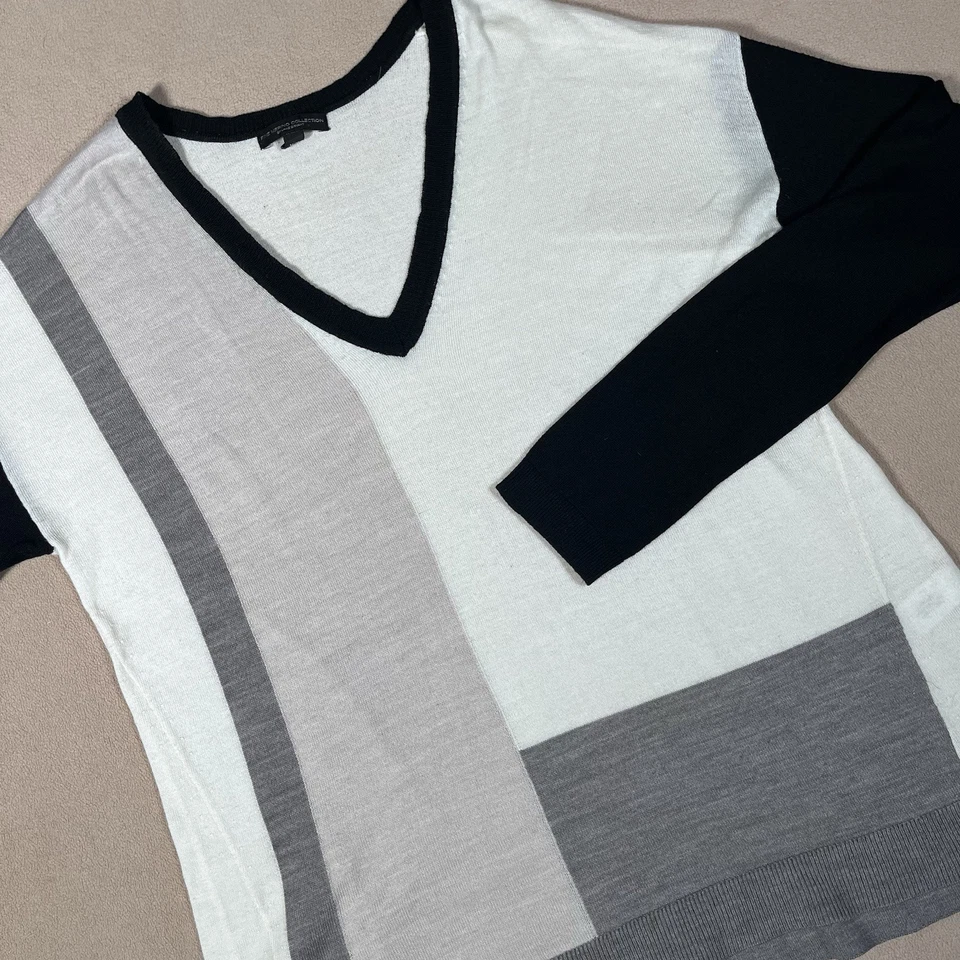 Suéter Mujer Lana Merino Fina Blanco y Negro Talla 14/16 Foto 1 de 4