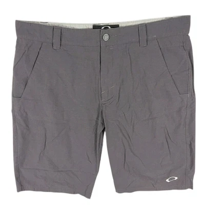 Pantalones Cortos OAKLEY Take Pro Para Hombre Talla 36 Gris Nylon Ligeros Bolsillos Elastizados Usados en Excelente Condición Foto 1 de 4