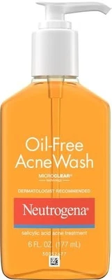 Neutrogena Oil-Free Salicylic Acid Acne Treatment Acne Wash-6 oz - Image 1 of 4