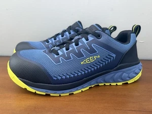 NEW KEEN Utility Arvada Men's Size 11.5D Safety Shoes Composite Toe Blue NWOB - Picture 1 of 9