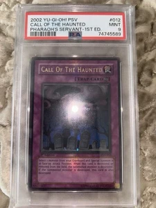 CALL OF THE HAUNTED YUGIOH 1ST EDITION #PSV-012 HOLO MINT 9! 2002 BGS CGC Bleed - Picture 1 of 5