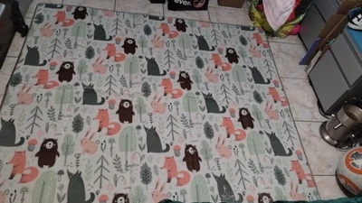 Alfombra de juego reversible de espuma Little JOURNEY (76 × 70) LETRAS Y NÚMEROS/ANIMALES SALVAJES  Foto 1 de 4