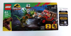 Wayne Knight signiert Jurassic Park Lego Set handsigniert, Jeep, Nedry, JSA COA - Bild 1 von 5