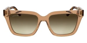Gafas de sol Lacoste L6063S para mujer transparentes ladrillo 55 mm nuevas 100 % auténticas - Imagen 1 de 7