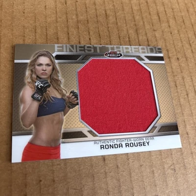 2013 Finest Threads UFC RONDA ROUSEY Jumbo Relic  SP /188 #JFT-RR Card (f3) - Image 1 of 2