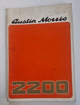 AUSTIN MORRIS 2200, DRIVERS HANDBOOK, 1972. PART NO. AKD 7868 2nd EDITION. - Image 1 of 4