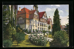 Künstler-AK Falkenstein i. T., Obertaunusheim, Hauptgebäude  - Picture 1 of 2