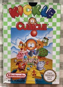 Kickle Cubicle Nintendo NES Complete Boxed Set with Protector