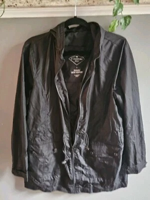 Chaqueta cortavientos ligera resistente al agua con capucha St. John's Bay embalable L Foto 1 de 3