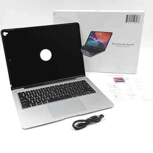 Base de teclado inalámbrica plateada F07 para iPad Pro 12,9" - (diseño estándar QWERTY) - Imagen 1 de 9