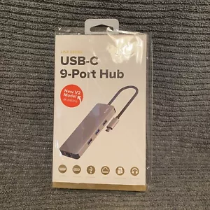 JCPal USB-C 9-Port USB-C Hub, USB-C to HDMI, USB-C PD, 3 x USB3.1, Ethernet, SD - Bild 1 von 10