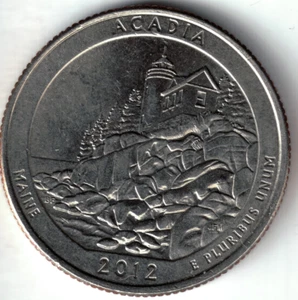USA - 2012D - Washington ¼ $ - Acadia - Low Mintage - #19948 - Picture 1 of 2