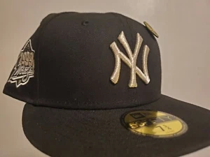 Hat Club New Era AUX PACK New York Yankees 1999 World Series JAY-Z Black 7 3/4 - Picture 1 of 6