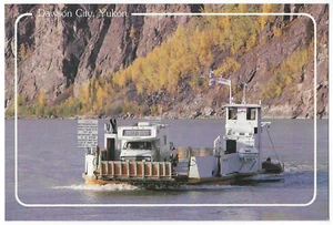 Dawson City Yukon River Canada Postcard George Black Ferry - Picture 1 of 2