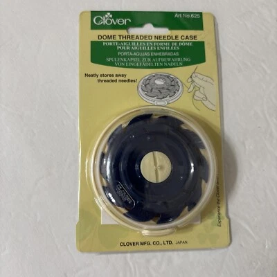 New Clover 625 Dome Threaded Needle Case-3" x3" x 1" - Image 1 of 3