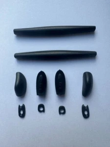 PolarLens Kit gomma nera calze auricolari tampone naso nero per Oakley Juliet - Foto 1 di 1