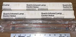 Sylvania GTE Quartz Infrared 2000-Watts 230-250V (Matched Pair) 12" long - Picture 1 of 3