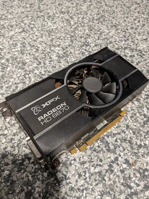 XFX Radeon HD 6870 1GB GDDR5 Graphics Card - Mini DisplayPort, HDMI, DVI - Image 1 of 4