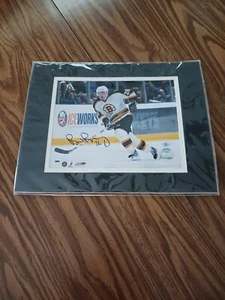BRAD BOYES BOSTON BRUINS HANDSIGNIERT 8X10 MIT ECHTHEITSZERTIFIKAT - Bild 1 von 3