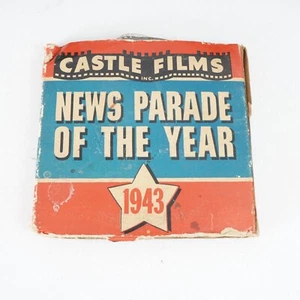 * News Parade of the Year 8MM Castle Films n. 814 in scatola seconda guerra mondiale - Foto 1 di 2