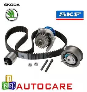Skoda Octavia 1.9 TDI Engine Timing Belt Kit Water Pump Cambelt Cam Belt By SKF - Picture 1 of 1