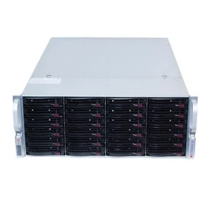 Supermicro CSE-846BE26-R1K28B 4U Server Chassis 2x1280WSQ 24-Bay BPN-SAS2-846EL2 - Afbeelding 1 van 4