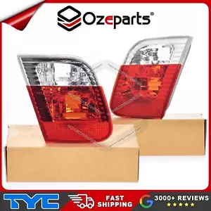 Pair LH+RH Rear Inner Tail Light Boot Lid Lamp For BMW 3 Series E46 Sedan 01~05 - Picture 1 of 6