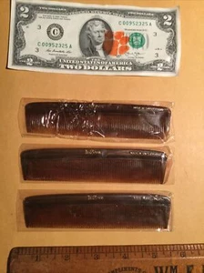 3 peines LaCross de 5"" de colección de lote antiguo hechos en Suiza - Imagen 1 de 5